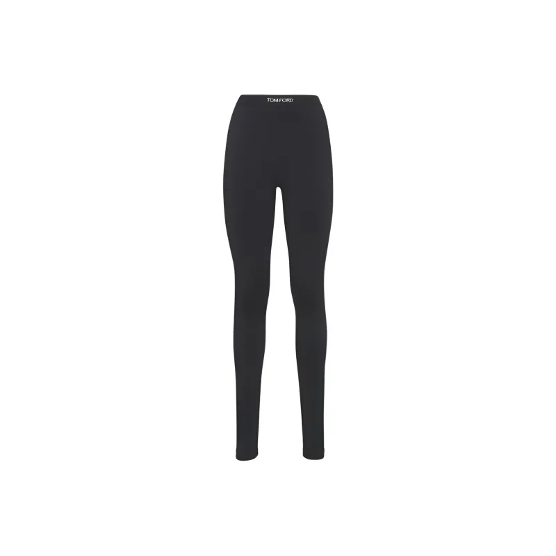 TOM FORD Lustrous Jersey Signature Leggings-0