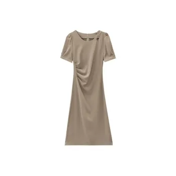 ETSE Short-Sleeved Dresses Women's Mocha