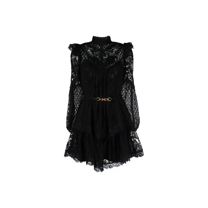Zimmermann Long-Sleeved Dresses Women's Black-0