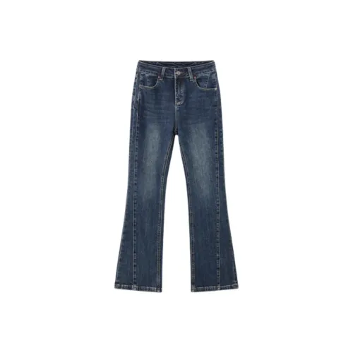 SHUXI Jeans Women's Flint Blue