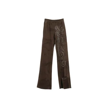Praying Casual Pants Women's Brown