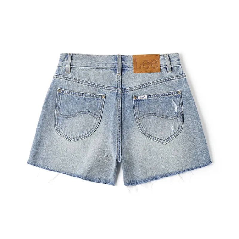 Lee Denim Shorts Women's Light Blue-1