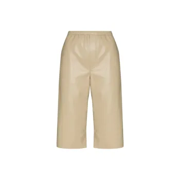 NANUSHKA Wendel Faux-leather Knee-length Shorts