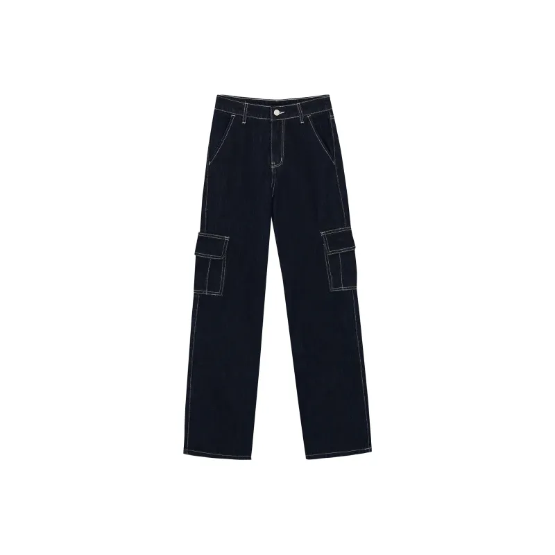 LKOD Straight Jeans Unisex Blue-0