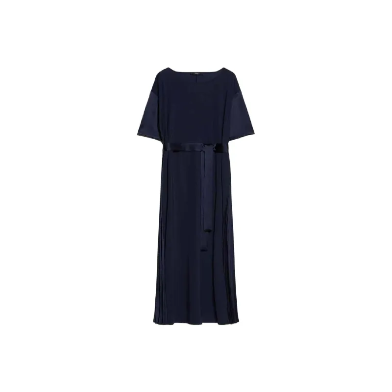 WEEKEND MaxMara Short Sleeved Dress Women's Black-0