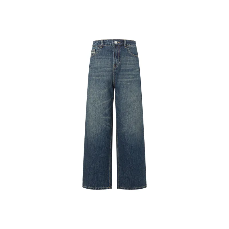 Wen Shan Jeans Women's Vintage Blue-5