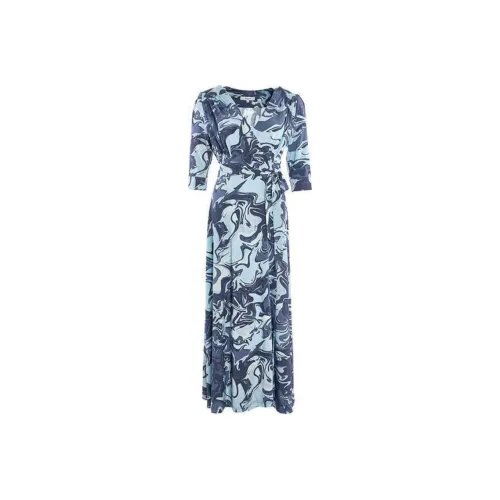 BESIONIA SS24 Short Sleeved Dress Women's Blue