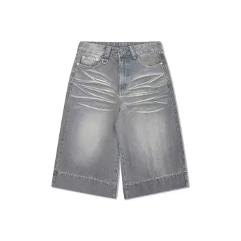 TONYBEAR Denim Shorts Unisex Blue