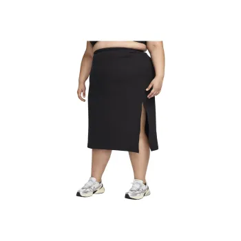 Nike Sportswear Chill Rib Women's Slim Midi Skirt Plus Size