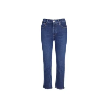 AGOLDE Riley High Waisted Straight-Leg Jeans