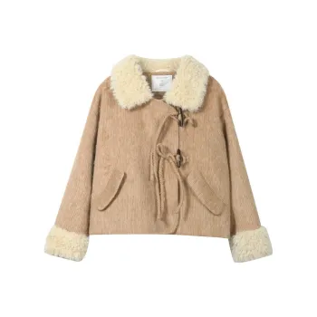 MISHOW Puffer Jacket Women's Cocoa Yellow