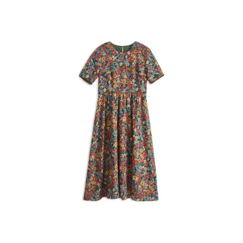 Insect Short-Sleeved Dresses Women's Art Print