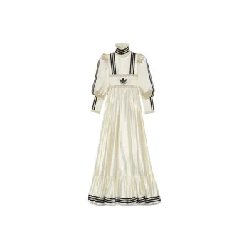 GUCCI x Adidas GUCCI X ADIDAS Collaboration FW22 Long Sleeved Dresses Women's White