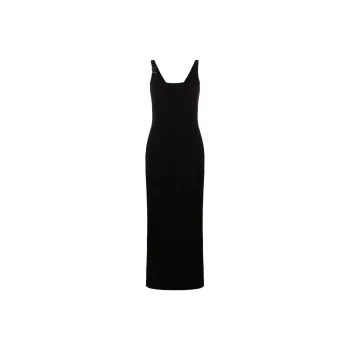 VERSACE Slip Dresses Women's Black
