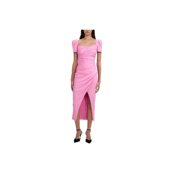 Self portrait Short Sleeved Dresses Women's Pink