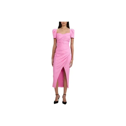 Self portrait Short Sleeved Dresses Women's Pink