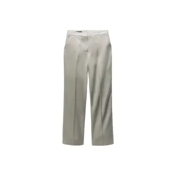 ZARA Casual Pants Women's Silver