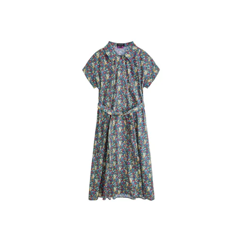Insect Short-Sleeved Dresses Women's Liberty Jacquard Floral Maze
