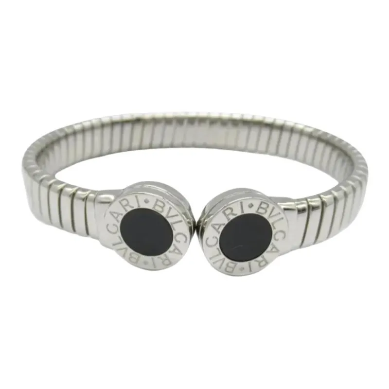 BVLGARI Stainless Steel Bracelets Women's Silver-0