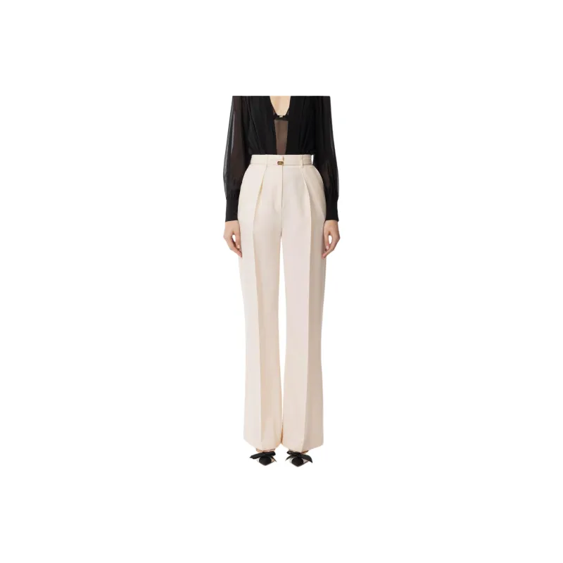 Elisabetta Franchi Wool Trousers-0