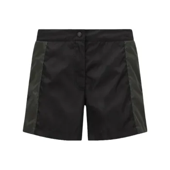 Moncler SS23 BORN TO PROTECT Series Casual Shorts Women's Black