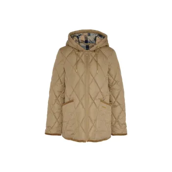 BARBOUR FW24 Puffer Jacket Women's Military Brown