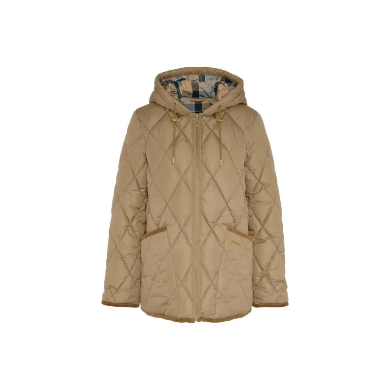 BARBOUR FW24 Puffer Jacket Women's Military Brown-0
