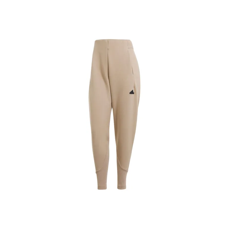 Adidas Z.N.E. Winterized Knitted Sports Pants Women's Khaki-0