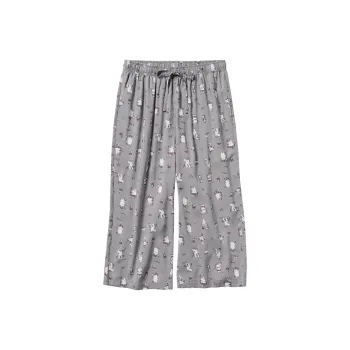 UNIQLO x Moomin SS25 Casual Pants Women's Asphalt Gray