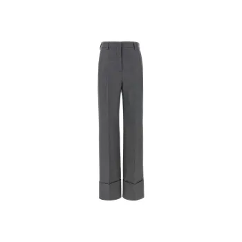 Valentino SS25 Casual Pants Women's Gray