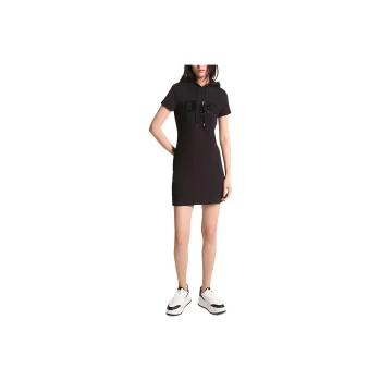 MICHAEL KORS SS24 Short Sleeved Dress Women's Black