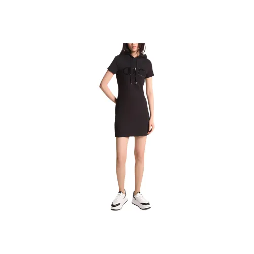 MICHAEL KORS SS24 Short Sleeved Dress Women's Black