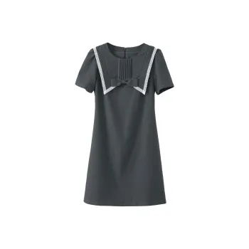 Fstudio Short Sleeved Dresses Women's Gray