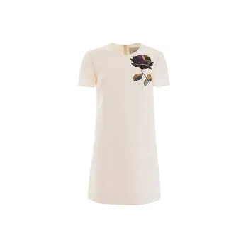 Valentino Short Sleeved Dresses Women's White