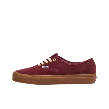 Vans Authentic Low Top Skateboard Shoes Unisex Burgundy