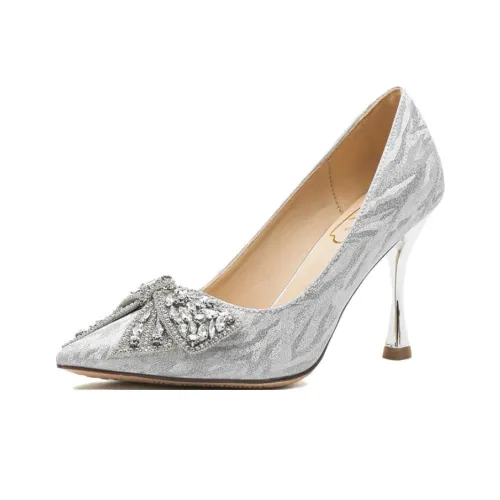 City Camel Slim Heel High Heels Women's