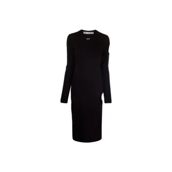OFF WHITE Meteor Logo Knitted Dress