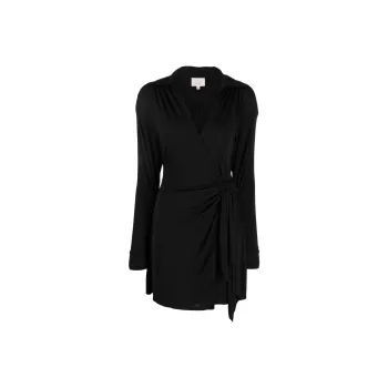 Cinq A Sept Corinth Wrap Minidress