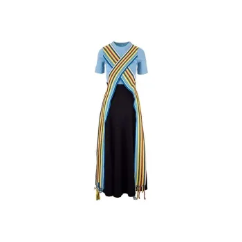 LOEWE Short Sleeved Dresses Women's Multicolor