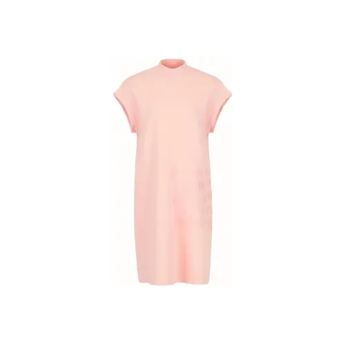 ARMANI EXCHANGE Short-Sleeved Dresses Women's Pink