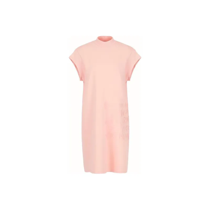 ARMANI EXCHANGE Short Sleeved Dresses Women's Pink-0