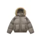 Camel[Detachable Fur Collar]