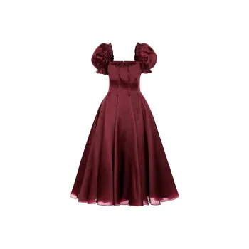 Selkie Slip Dresses Women's Burgundy