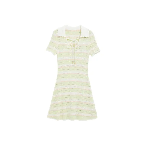 Bebe SS24 Short Sleeved Dresses Women's Light Green