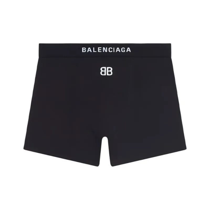 Balenciaga Sports Slip Shorty 'Black'-0