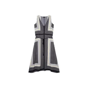 THEORY Slip Dresses Women's Textured Mixed Color