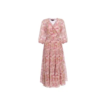 BESIONIA SS23 Short Sleeved Dresses Women's Pink Floral