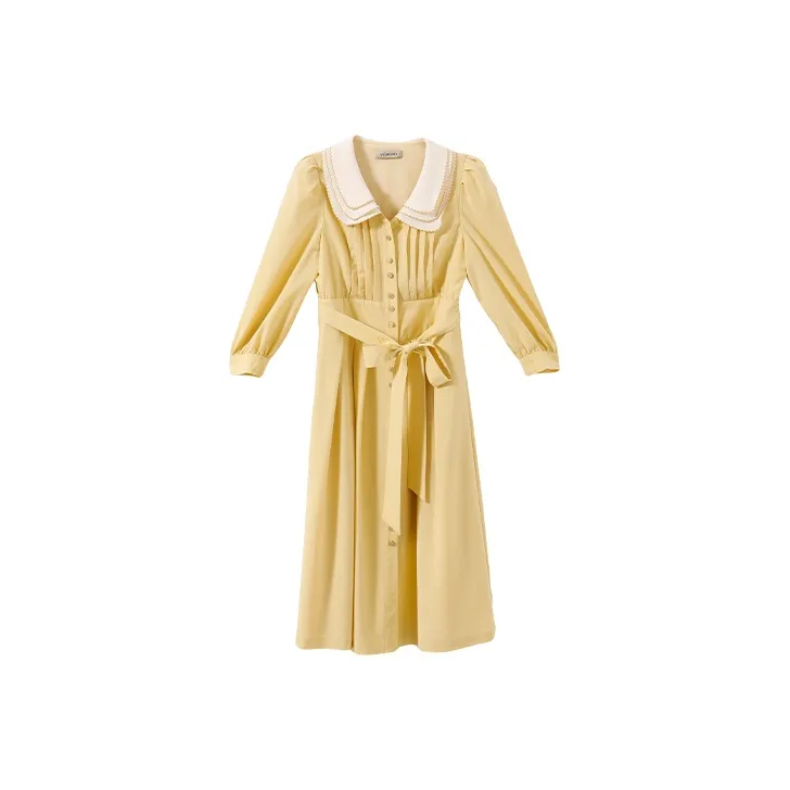 YUMOMO STAR Long Sleeved Dresses Women's-5