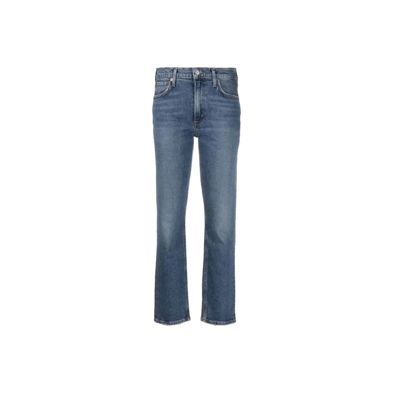 AGOLDE Lyle Low-rise Straight-leg Jeans-0