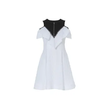 LOFT SHINE SS22 A-Line Skirt Dress White